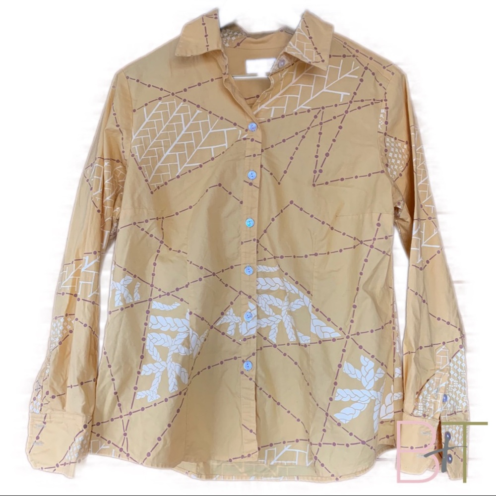 Sig Zane Women’s Long Sleeve Button Down Shirt
